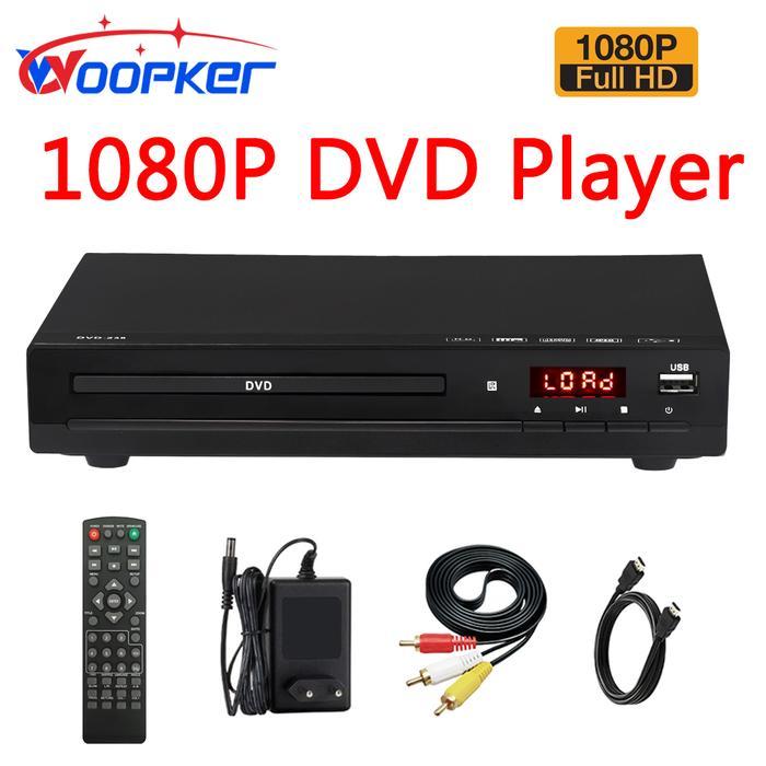 Woopker Dvd Player Dvd-238 Hd 1080P Multimedia Digital Tv Portable Dvd Player Support Dvd/Cd/Mp3/Mp4