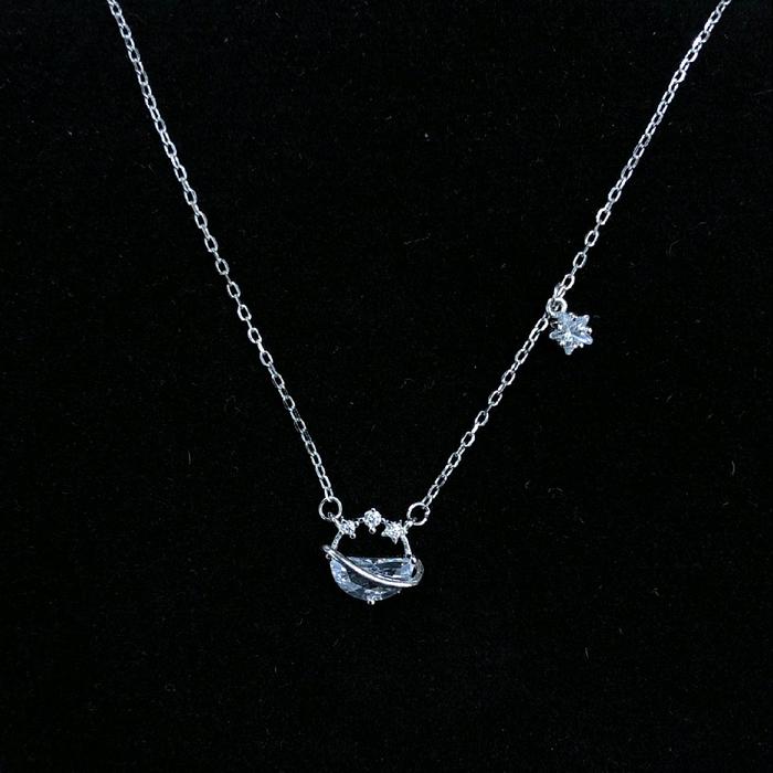 kalung koyek silver (925) lapis emas