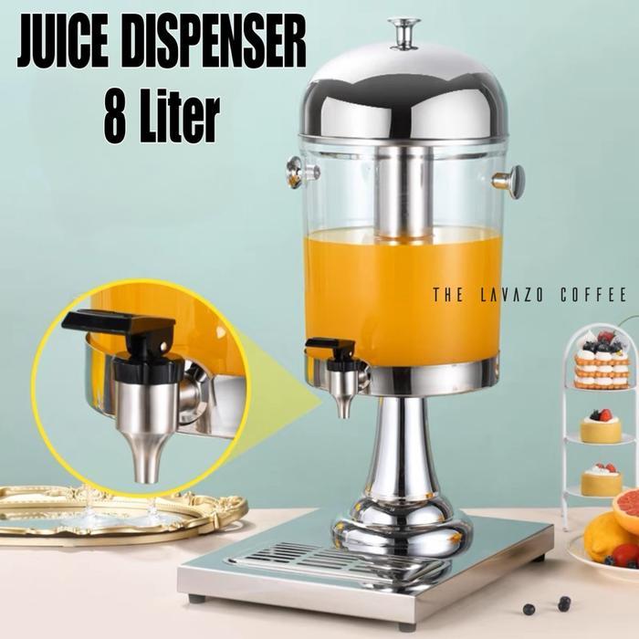 HOTEL JUICE DISPENSER TOWER STAINLESS | WATER TANK AIR MINUMAN DINGIN