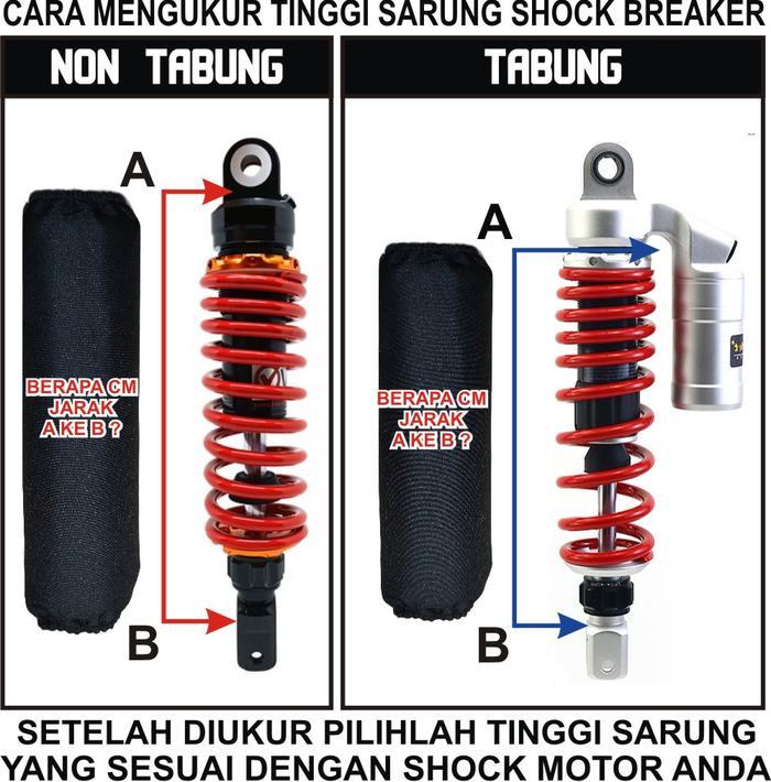 Terbaik SARUNG PELINDUNG COVER SOKBREKER SHOCK BREAKER BELAKANG MOTOR KYB Terimakasih