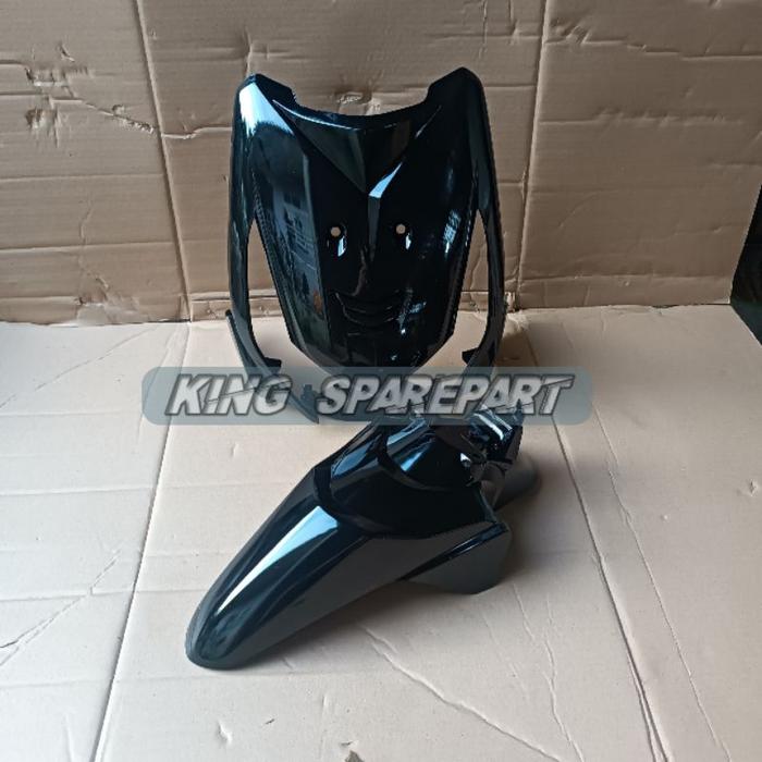 Paketan depan!!! cover tameng dan spakbor depan honda beat karbu 2010-2012 hitam putih merah biru -