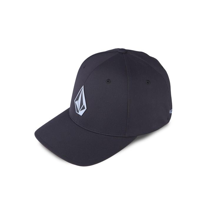 VOLCOM MCP STONE TECH FLEXFIT DELTA HAT BLACK