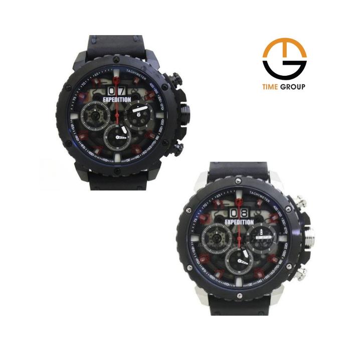 JAM TANGAN PRIA EXPEDITION E6669 E 6669 MCL LEATHER STRAP ORIGINAL