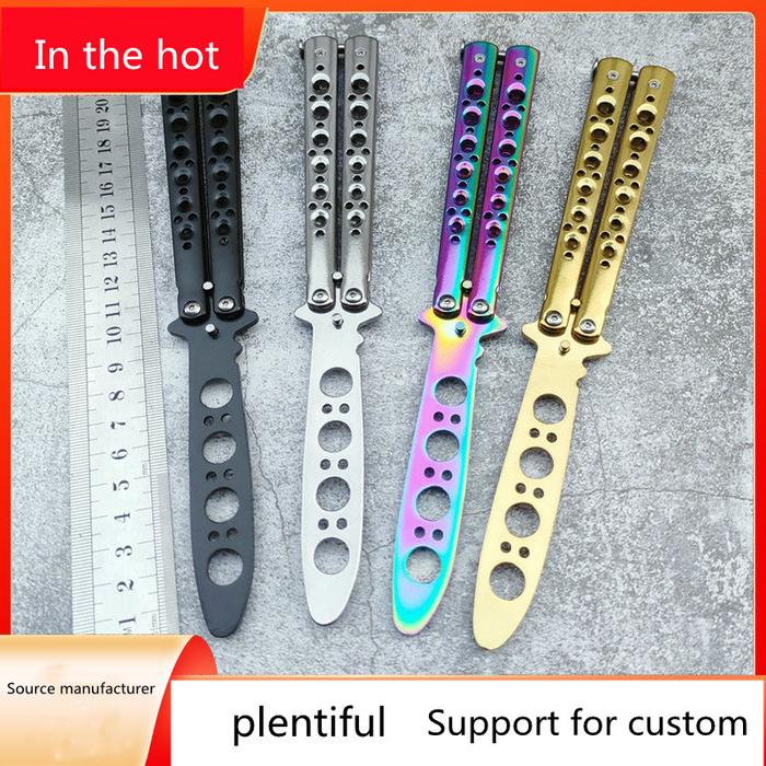 Unopened Blade Butterfly Practice Knife Butterfly Comb CSGO Swing
