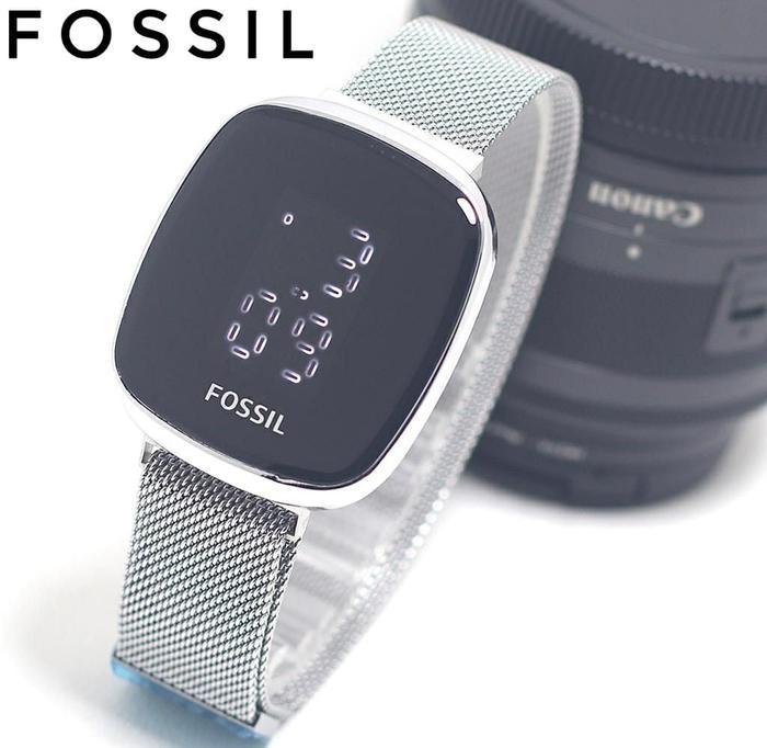 Jam Tangan Wanita Fossil Led Touch Screan Tali Magnet Rantai Pasir
