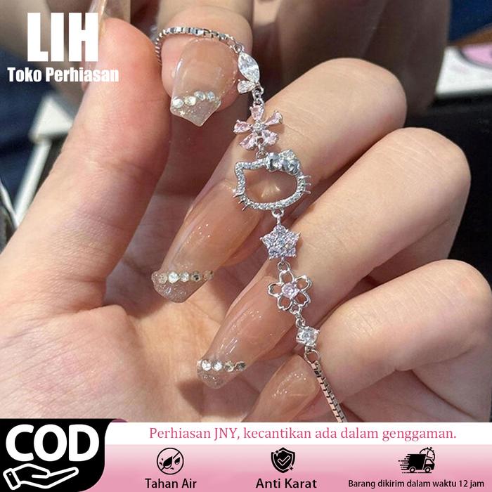 Gantungan Tangan Lucu Bertema Kucing – Adjustable, Tahan Air & Karat, Cocok Jadi Hadiah untuk Pacar 