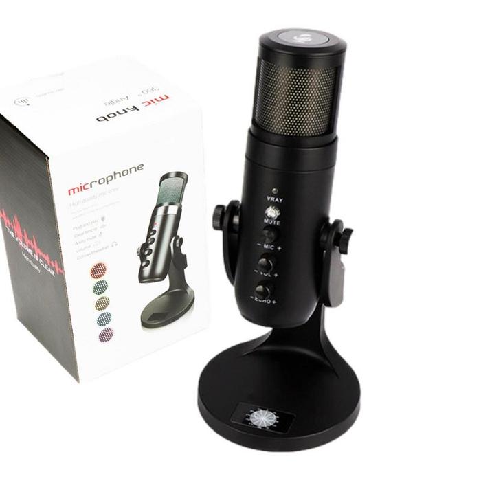 USB Condenser Microphone USB Condenser Mic With Quick Mute