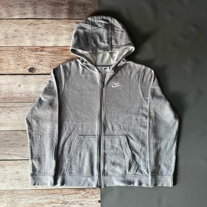 ZIPHOODIE/ZIPPER HOODIE NIKE GREY/ABU SECOND ORIGINAL - Unisex
