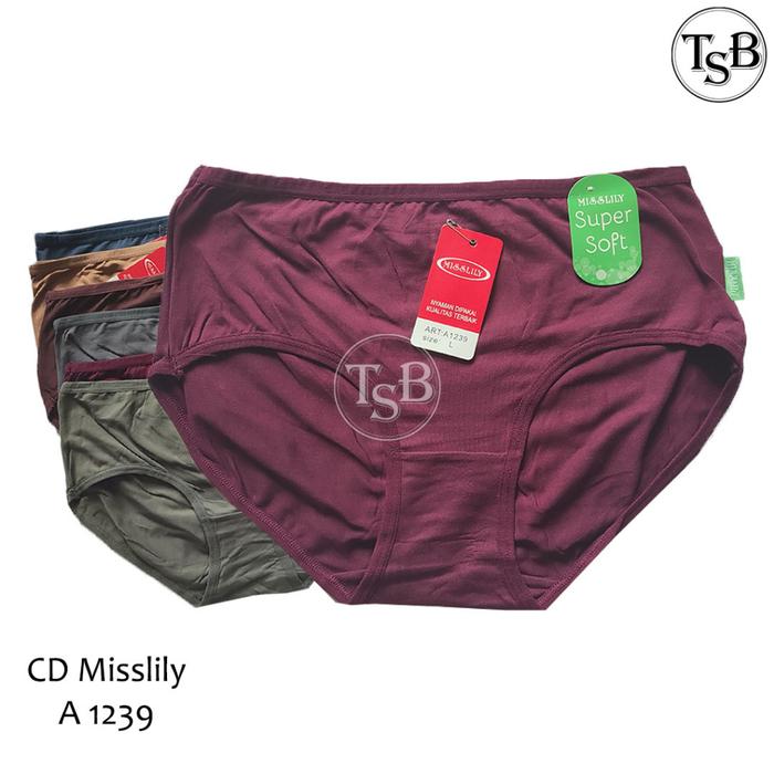Celana Dalam Wanita Misslily A1239 3 Pcs CD Wanita Misslily Celana Dalam Misslily CD Misslily L XL X