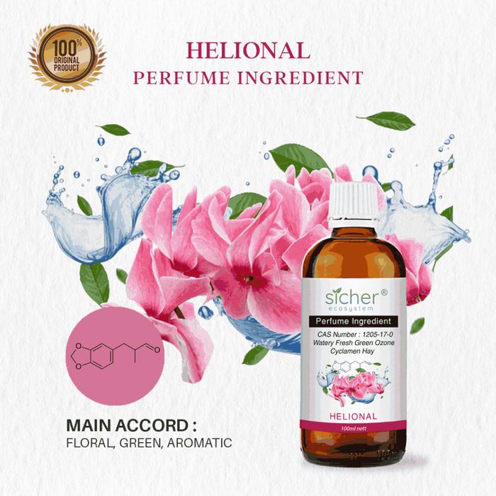 ready Sicher Natural Isolate Oil Perfume Ingredient / RAW Material Helional 100ml