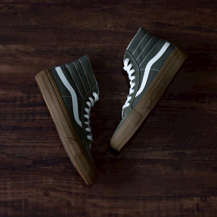 Vans Sk8-Hi VR3 Decon Salt Wash Dark Olive