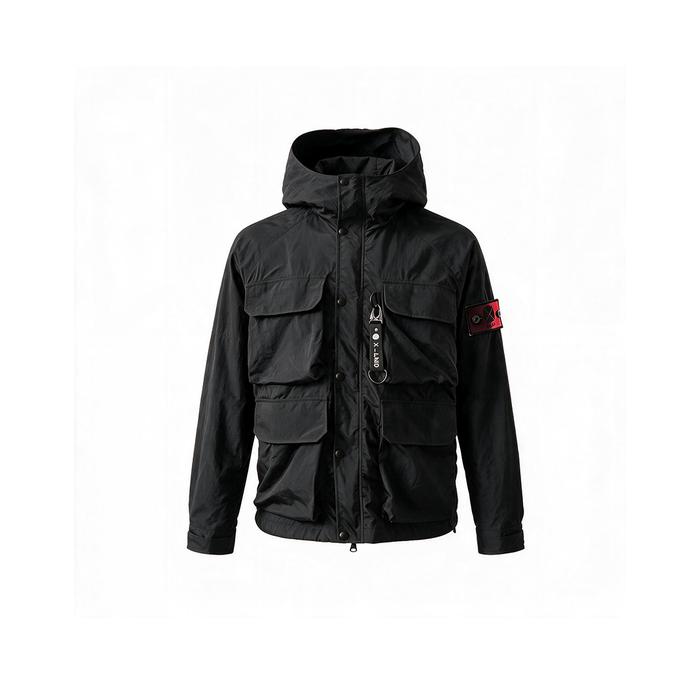 X -LAND Jacket Nylon Cringkle - Cambridge Black Doff