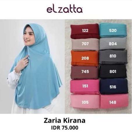 Elzatta Kerudung Instan Muslim Wanita Bergo Jumbo Bahan Premium Desawa Syar'i Model Zaria Kirana