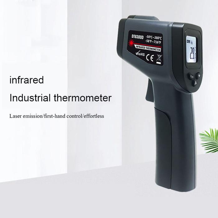 Kaemeasu Termometer Industrial Digital Thermogun Infrared LCD - DT8380D