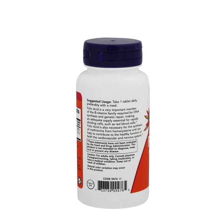Free shipping Folic Acid 800 mcg with Vitamin B-12 B-Complex Vitamin
