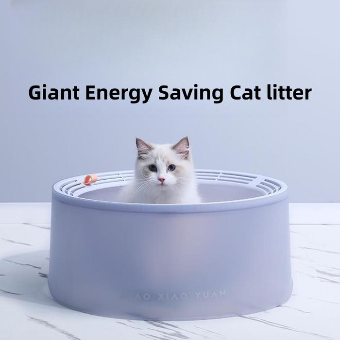 Gathering sand cat litter basin, fully open, provincial sand cat