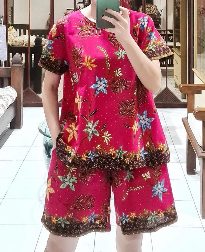 Setelan Batik Wanita Kekinian Viral Baju Tidur Wanita Dan Pakaian Wanita Dewasa Katun Premium Unggul