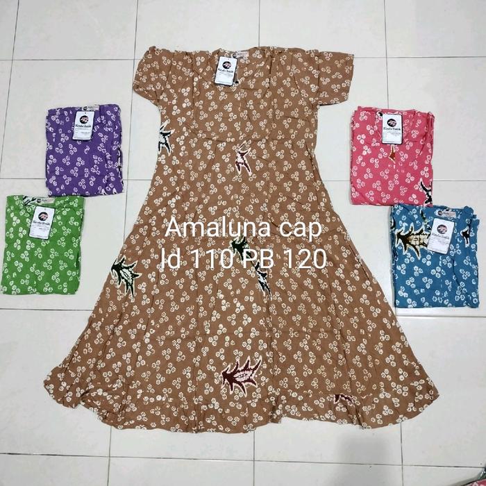 Daster batik cap Rindu batik ori jumbo