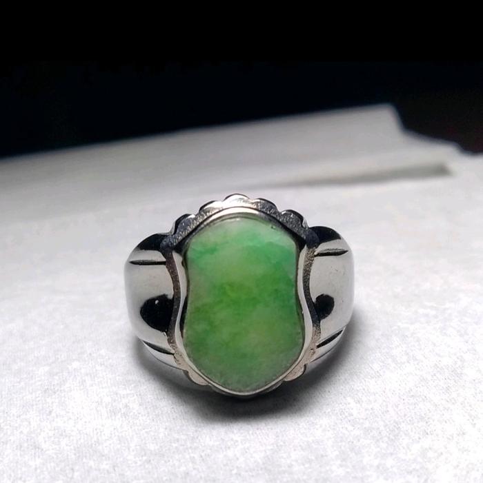 cincin batu giok green nabire papua model trompah