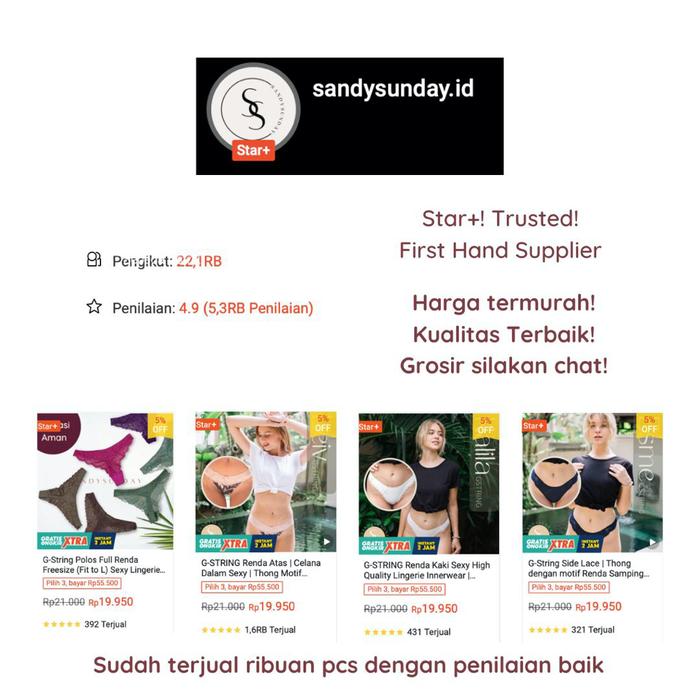 GSTRING WANITA JUMBO BIGSIZE GSTRING L XL XXL GSTRING WANITA CELANA DALAM WANITA THONG CHEEKY PASUTR