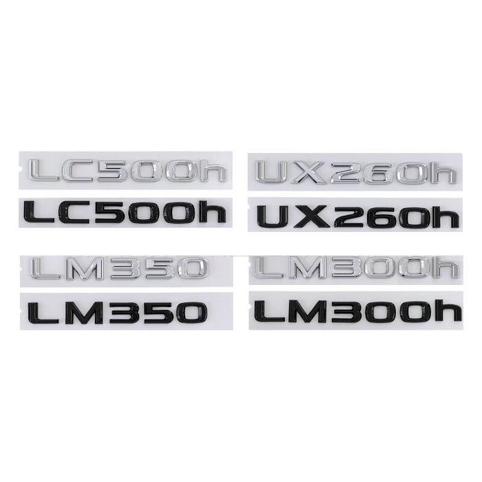 Stiker Huruf untuk Lexus LC500h LM350 LM300h UX260h Logo Belakang