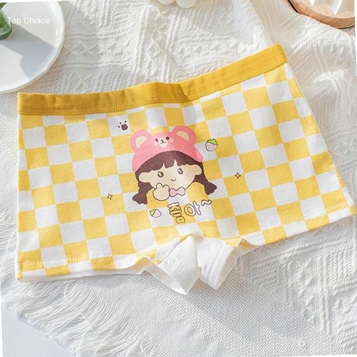 Miss'O LAVOI CD1821 CELANA SHORT ANAK WANITA MODEL CELANA DALAM BOXER PREMIUM KATUN BLEND MOTIF KUNI