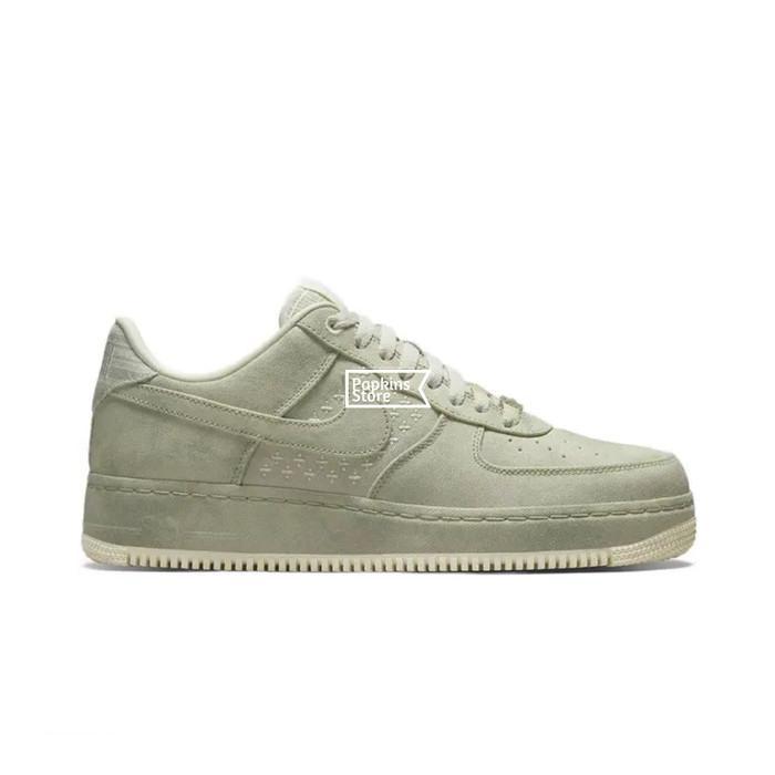 Sepatu Air Force 1 Olive Green Mens Women Sneakers Original