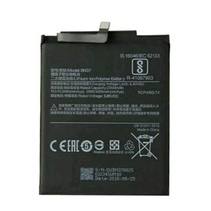Baterai Xiaomi BN37 Redmi 6A / Bat Redmi 6 BN-37 Tanam Bateray Model Original