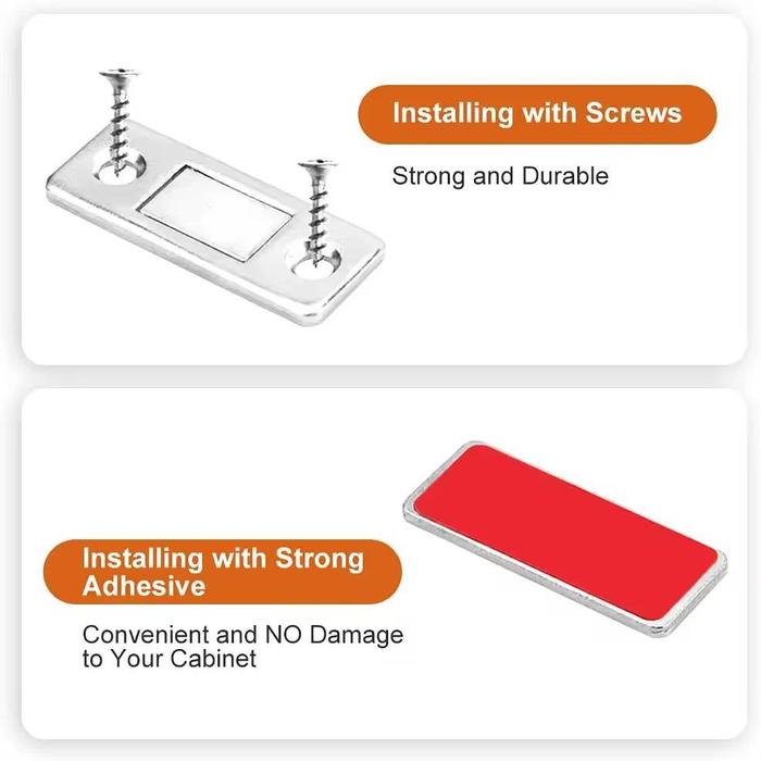 Magnet Pintu Lemari 1 Set Magnetic Cabinet Magnet Perekat Pintu Laci Lemari Serbaguna