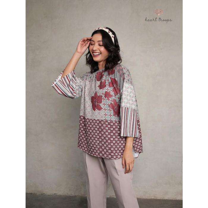 Heart Troops Canola Blouse