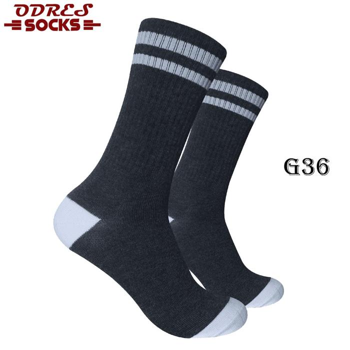 Kaos Kaki Oldschool Garis - Kaos Kaki Stripe - Odres Sock - G36