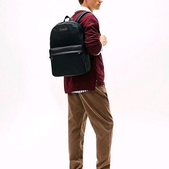 Tommy Hilfiger TH Nylon Daily Backpack Tas Ransel Pria New