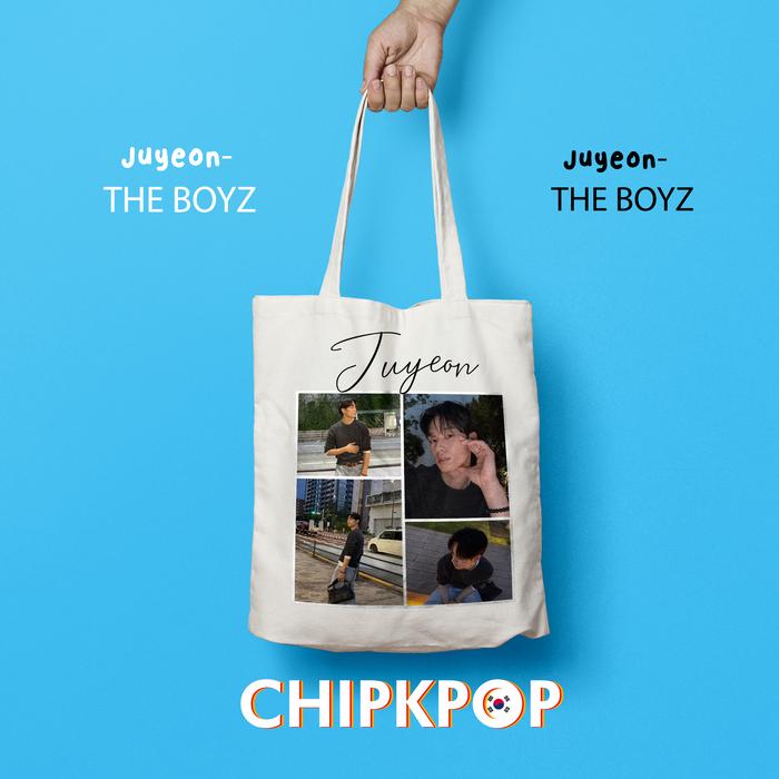 [PACKAGE SET] TOTEBAG JUYEON THE BOYZ I JACOB THE BOYZ I JUYEON  THE BOYZ TBZ KPOP I TOTEBAG KPOP I 