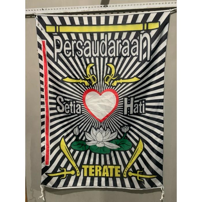 Safitiri Flag Pakem Psht | Bendera Sh Terate Ukur 130X100Cm Free Stiker