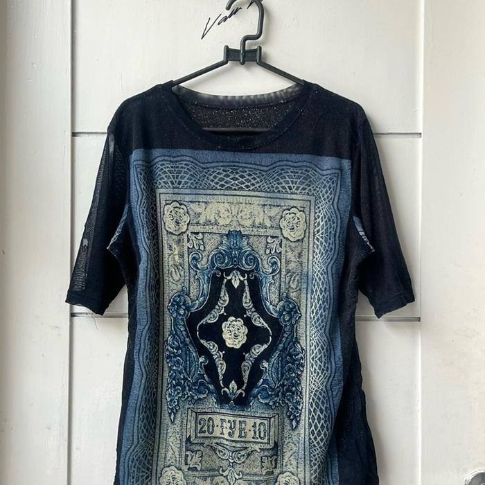 JPG Jean Paul Gaultier Printed Mesh T-Shirt