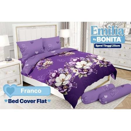[Promo] Bedcover Fitted Set Emilia By Bonita Ukuran King 180X200 Berkualitas