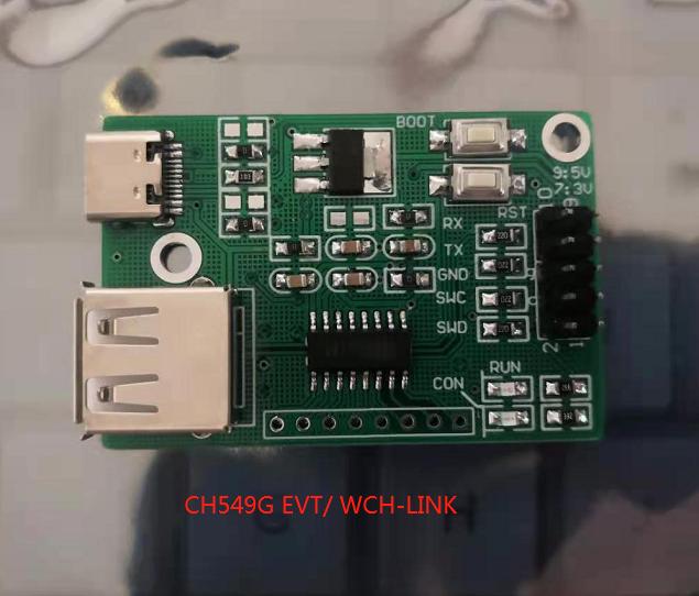 WCH CH549GEVT Development Board WCH-LINK Emulator USB TYPE-C PD