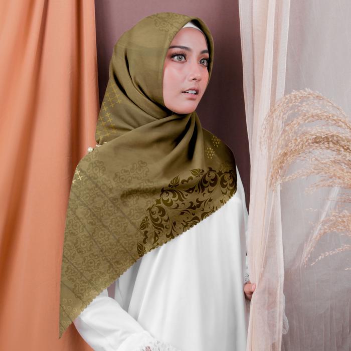 HIJAB MOTIF RAUDHAH SERIES DESIGN C.115.024.B | CALDERA SIGNATURE HIJAB PRINTING