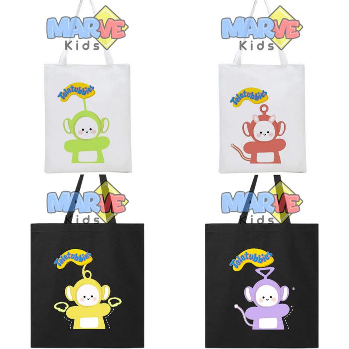 Totebag Tas Serut Tote Bag Sekolah Kuliah Anak Teletubbies Teletubies Lucu Goodie Bag Souvenir Tas K