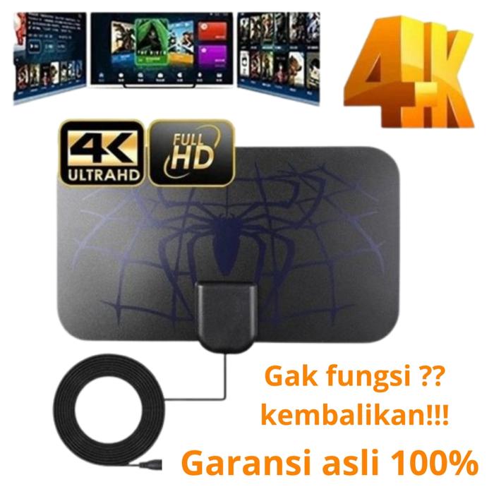 ANTENA TV DIGITAL/TABUNG, INDOOR DVB-T2 4K HIGH SIGNAL TERBARU