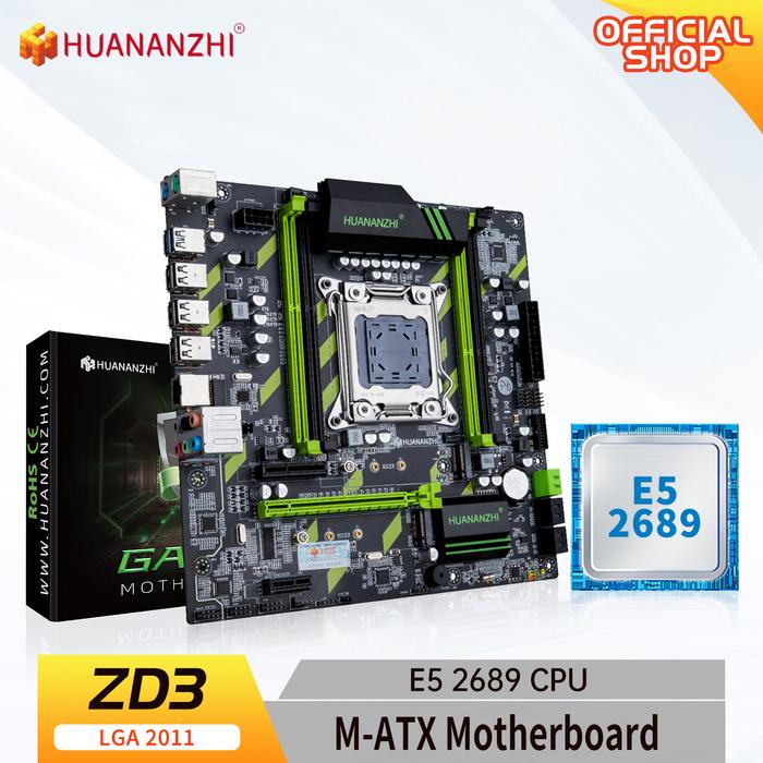 HUANANZHI X79-ZD3 Motherboard LGA 2011 Micro ATX Intel X79 DDR3 128GB
