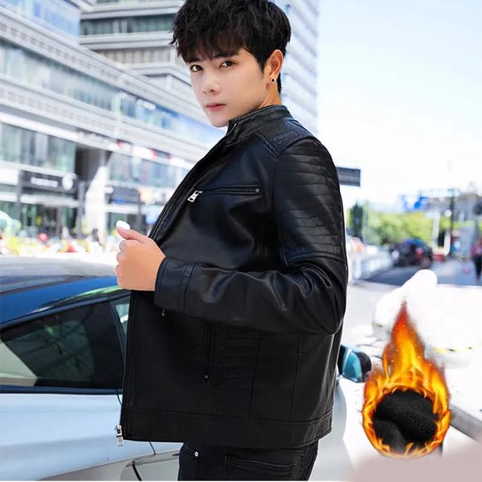 Jaket Kulit Asli Pria Model Portal Keren FreeStyle Mode