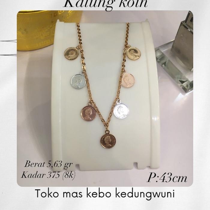 Kalung emas kadar 375/ 8k