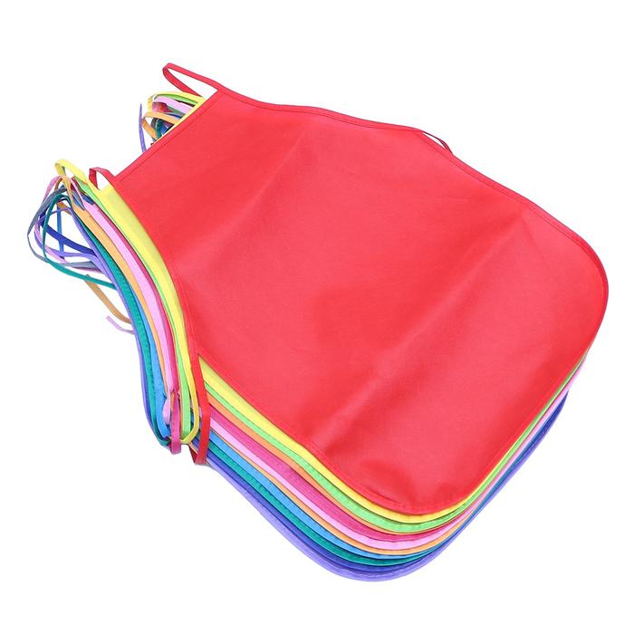 12 Pcs Kids Apron Chef Apron Kids Boy Toddler Smock Baby Eating Smock