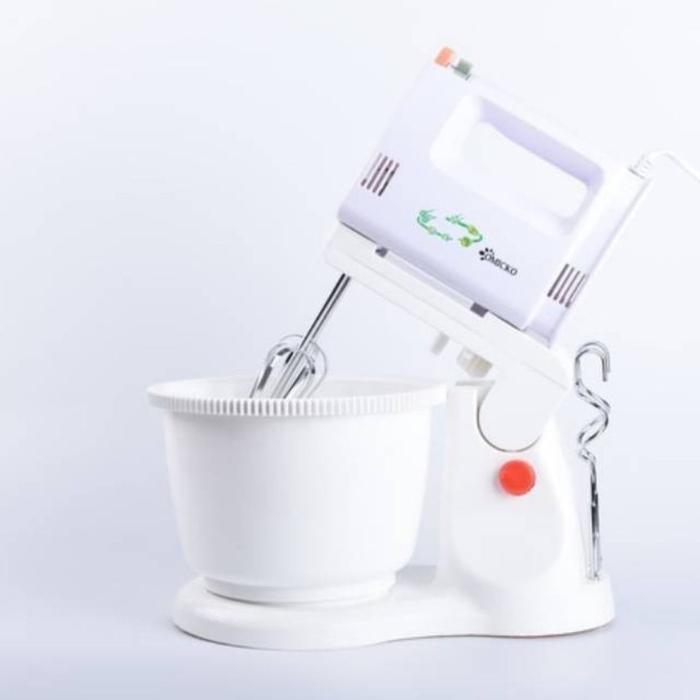WM Mixer Omicko Mangkok Stand 2 Liter / Pengocok Telur Elektrik Multifungsi 120W