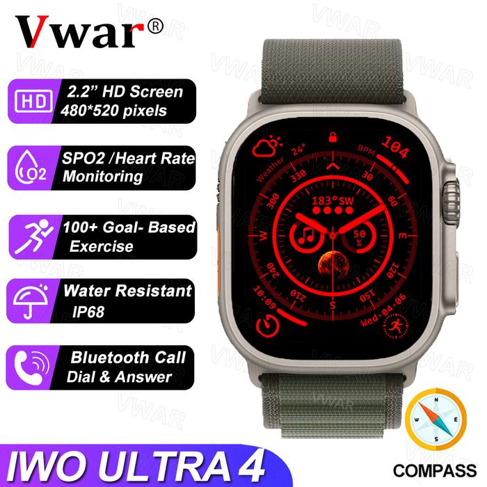 Compass Smart Watch VWAR ULTRA 3 MAX 49mm Titanium Alloy IP68