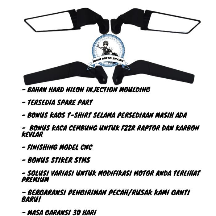 Terbaik SPION WINGLET MODEL RIZOMA F22 R ZX25R.NINJA 250FI KARBU.CBR.R15.R25. Terimakasih