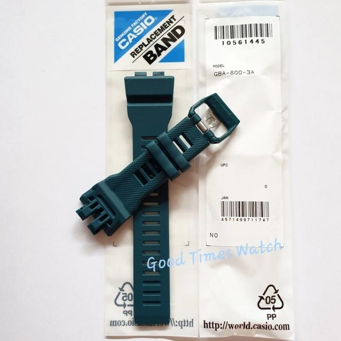 STRAP BEZEL G-SHOCK GBA-800-3A GBA 800 FIT GBD 800 CASIO ORIGINAL