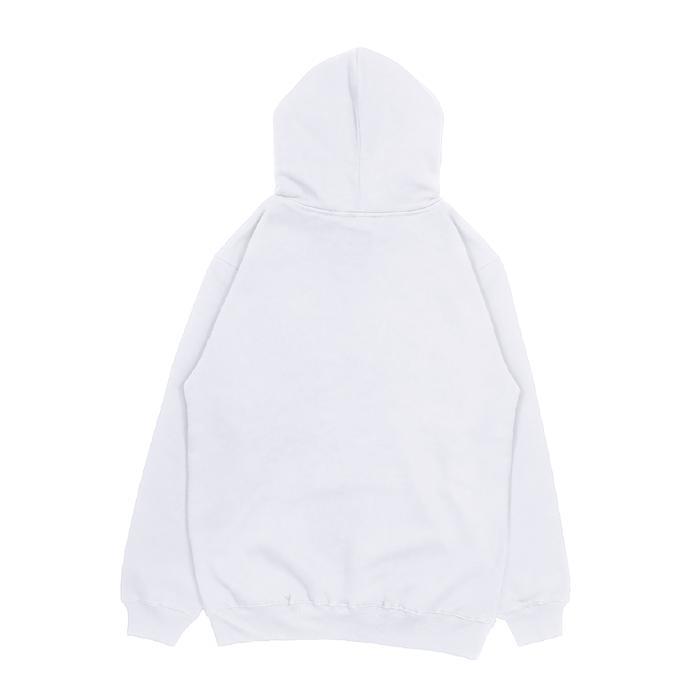 Troy Company Pullover Hoodie White Duck of Joy - Jaket Hoodie Pria Putih KHD 2819