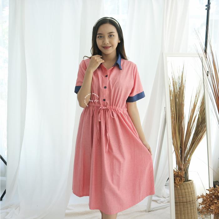 ALICIA DRESS BAHAN KATUN - DRO 996